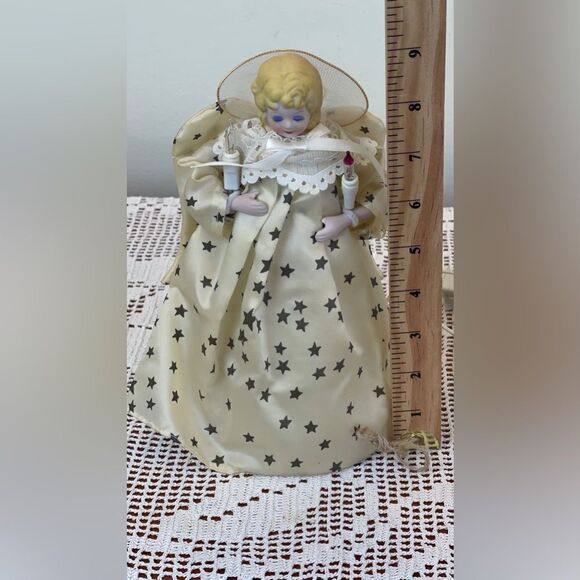 Vintage Angel Tree topper || Flashing tree topper || Christmas tree decorations - Picture 8 of 13